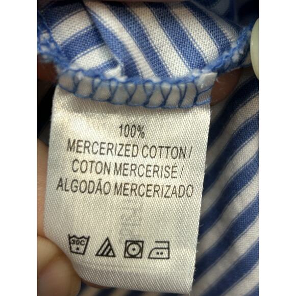 The Old Course St Andrews Polo Shirt Men'sMedium Blue White Fairway & Greene - Picture 5 of 7